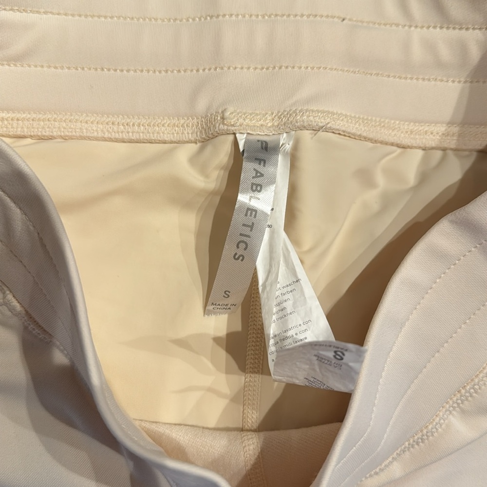 Fabletics Cream Joggers - Picture 4 of 5